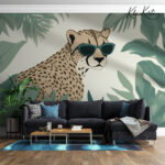 Cool Cat Jungle Premium Wallpaper - Image 5