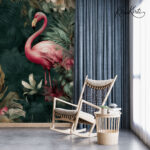Midnight Flamingo Premium Wallpaper - Image 5