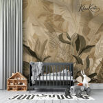 Bronzed Botanicals Premium Wallpaper - Image 5