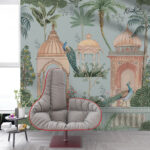 Saffron Serenity Premium Wallpaper - Image 3