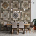 Rustic Manor Inlay Premium Wallpaper
