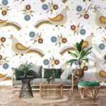 Regal Peacock & Plume Botanical Premium Wallpaper - Image 2