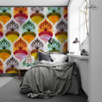 Vibrant Watercolor Stylized Tree Premium Wallpaper - Image 5