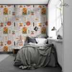 Modern Botanical Harmony Premium Wallpaper - Image 3