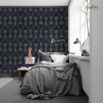 Art Deco Midnight Premium Wallpaper