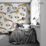 Regal Peacock & Plume Botanical Premium Wallpaper - Image 4