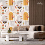 Celestial Bauhaus Premium Wallpaper - Image 2