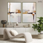 Serene Strata Gallery Wall Art