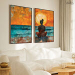 Azure Solstice Gallery Wall Art - Image 2