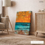 Azure Solstice Gallery Wall Art - Image 4