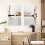 Serene Strata Gallery Wall Art - Image 6