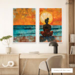 Azure Solstice Gallery Wall Art - Image 6