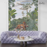 Botanical Leopard Garden Premium Wallpaper - Image 2