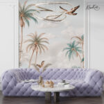 Vintage Cheetah Rainforest Premium Wallpaper - Image 3