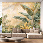 Tropical Lagoon at Sunset Premium Wallpaper - Image 2