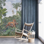 Botanical Leopard Garden Premium Wallpaper - Image 3