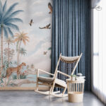 Vintage Cheetah Rainforest Premium Wallpaper - Image 2