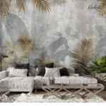 Classical Archway Jungle Premium Wallpaper