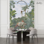 Botanical Leopard Garden Premium Wallpaper - Image 4