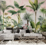 Greenhouse Paradise Scenic Premium Wallpaper