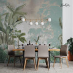 Misty Jungle Birds Scenic Premium Wallpaper - Image 5