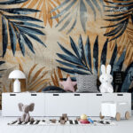 Amber Palm Leaf Premium Wallpaper - Image 5