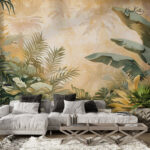 Tropical Lagoon at Sunset Premium Wallpaper