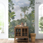 Botanical Leopard Garden Premium Wallpaper - Image 5