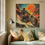 Solar Drifter Canvas Wall Art
