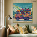 Himalayan Kaleidoscope Canvas Wall Art