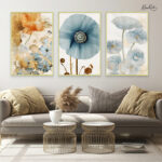 The Azure Poppy Gallery Wall Art