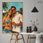 Azure Escapade Canvas Wall Art