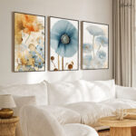 The Azure Poppy Gallery Wall Art - Image 2