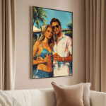 Azure Escapade Canvas Wall Art - Image 2