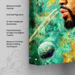 Cosmic Lineage Canvas Wall Art - Image 3