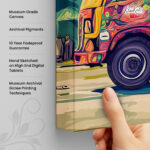 Himalayan Kaleidoscope Canvas Wall Art - Image 3