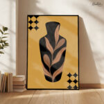 The Midnight Ochre Gallery Wall Art - Image 3