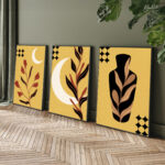 The Midnight Ochre Gallery Wall Art - Image 4