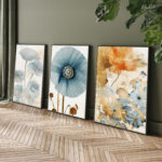 The Azure Poppy Gallery Wall Art - Image 4