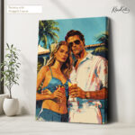 Azure Escapade Canvas Wall Art - Image 4