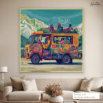 Himalayan Kaleidoscope Canvas Wall Art - Image 5