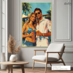 Azure Escapade Canvas Wall Art - Image 5