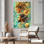 Cosmic Lineage Canvas Wall Art - Image 6
