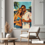 Azure Escapade Canvas Wall Art - Image 6