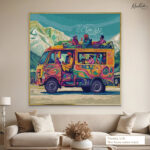 Himalayan Kaleidoscope Canvas Wall Art - Image 8