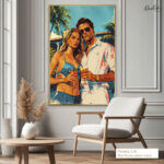 Azure Escapade Canvas Wall Art - Image 8