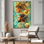 Cosmic Lineage Canvas Wall Art - Image 9