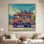 Himalayan Kaleidoscope Canvas Wall Art - Image 9