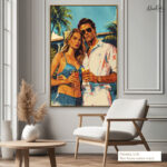 Azure Escapade Canvas Wall Art - Image 9