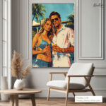 Azure Escapade Canvas Wall Art - Image 10